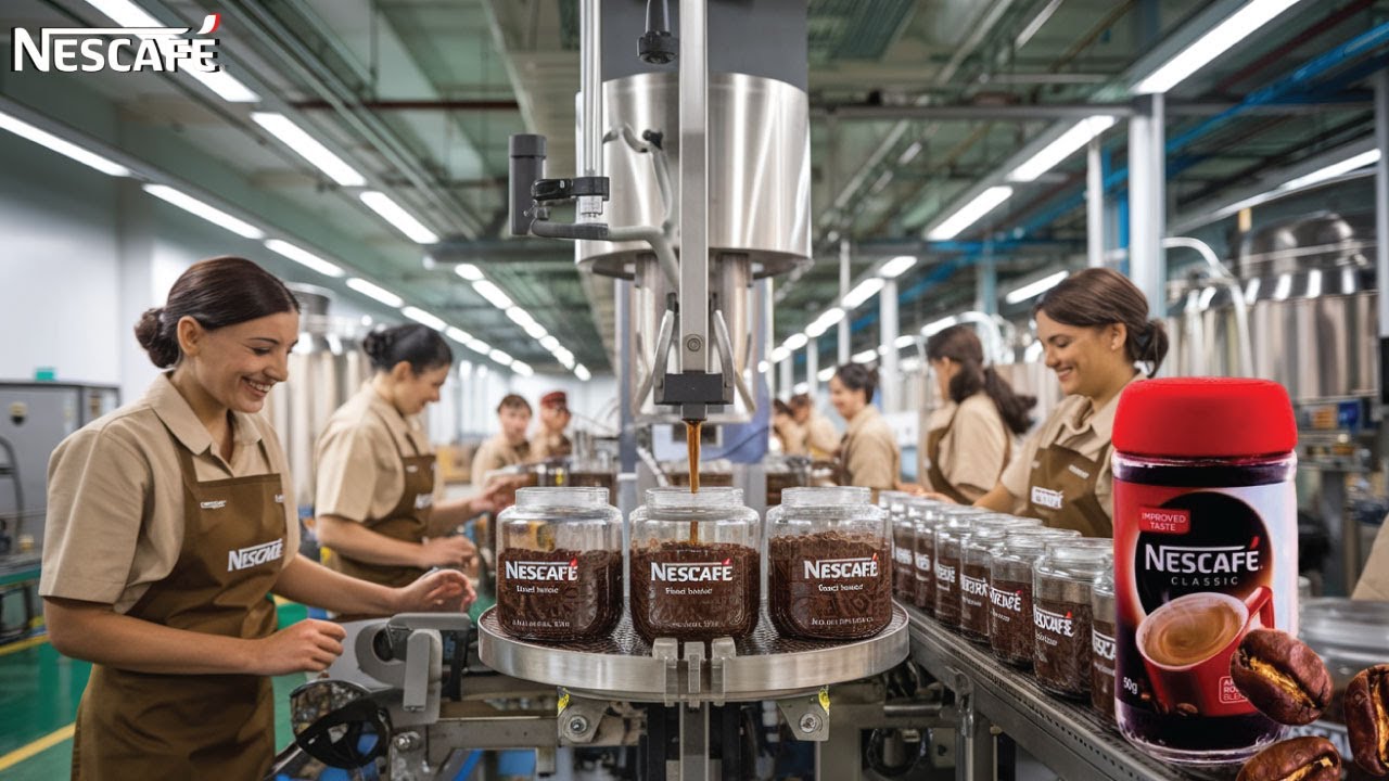 How Nescafe Coffee Is Made in the factory? | Factory Made