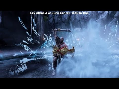 God of War Quick Tutorial Leviathan Axe Runic Cancel "AXE" to BoC transitions part 2