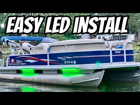 Light up your Pontoon with OPT7 Aura Pro Boat LED Lighting Kit!