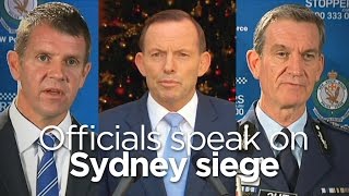 Siege in Sydney CBD 'will not change us'