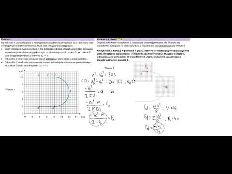 Dynamika: Zadanie 1 matura rozszerzona z fizyki grudzień 2022