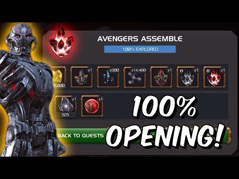 Ultron's Assault: Variant 100% Crystal Opening! - 5 Star - Marvel Contest Of Champions