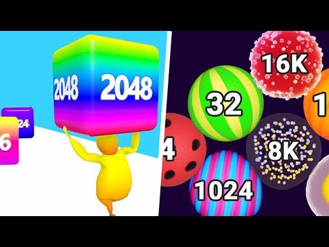 ⭐Tiktok Games 2048 Marmalade, Merge Rush All Levels Gameplay Relax & Satisfying Mobile Game