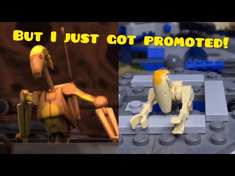 Battle Droid Funny Moments in LEGO - Part 1