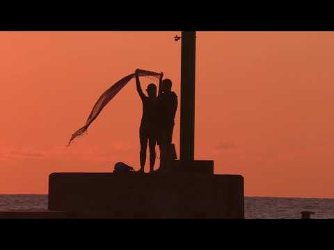 Dźwirzyno,zachód słońca