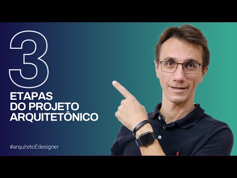 Projeto arquitetônico em 3 etapas