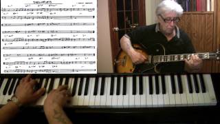 Delores - piano & guitar jazz cover - Yvan Jacques