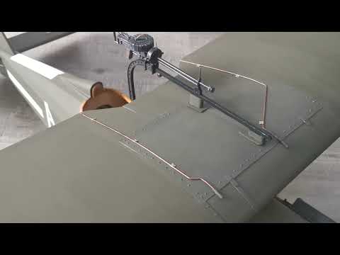 Building the Flair SE5A upper wing detail.