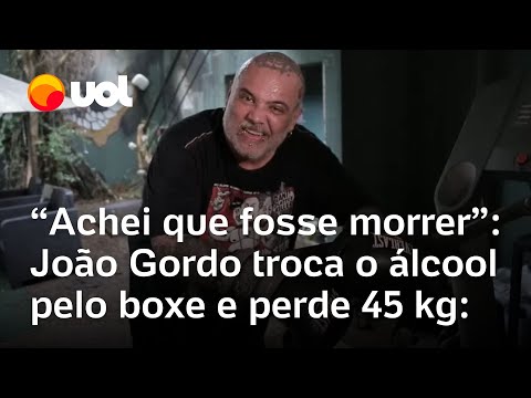 João Gordo troca o álcool pelo boxe e perde 45 kg: 'Achei que fosse morrer'; veja entrevista