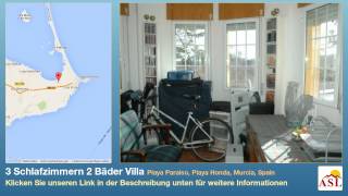 preview picture of video '3 Schlafzimmern 2 Bäder Villa zu verkaufen in Playa Paraiso, Playa Honda, Murcia, Spain'