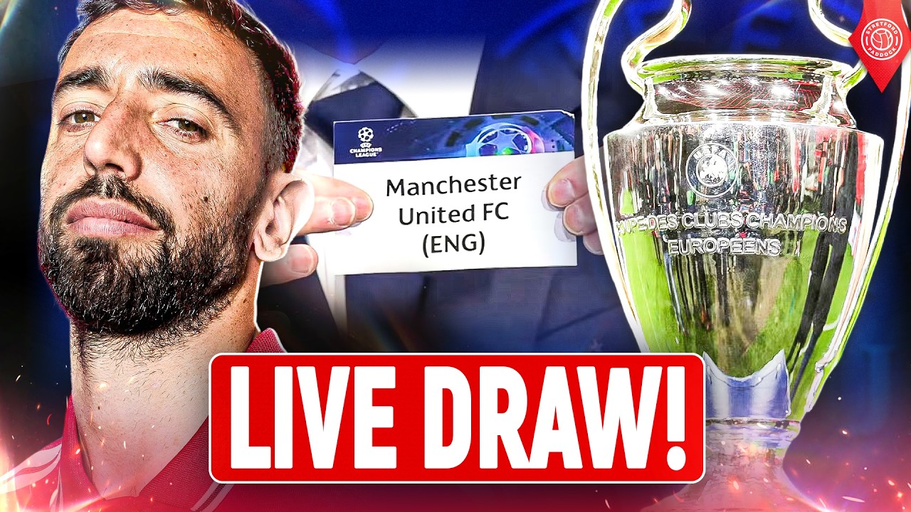 Manchester United UEFA Champions League Draw REACTION! | LIVE!