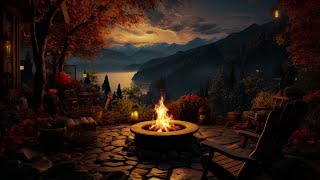 Serenity by the Fire 🔥 Relaxing Crickets and Nature Ambiance for Peaceful Sleep 😴