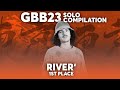 RIVER' 🇫🇷 🇨🇴 | Winner's Compilation | GRAND BEATBOX BATTLE 2023: WORLD LEAGUE