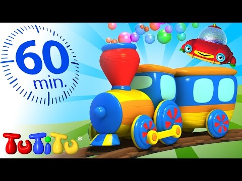 Pociąg | inne zaskakujące zabawki | 1 godzina zabawki dla dzieci