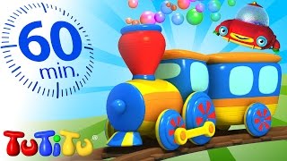 Pociąg | inne zaskakujące zabawki | 1 godzina zabawki dla dzieci