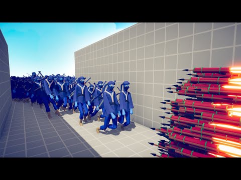 100x NINJA vs EVERY GOD - TABS | Totally Accurate Battle Simulator 2023
