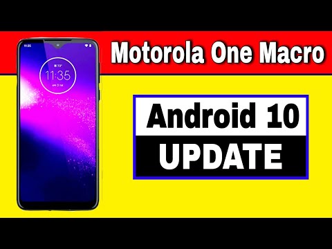 Motorola One Macro gets Android 10 Update