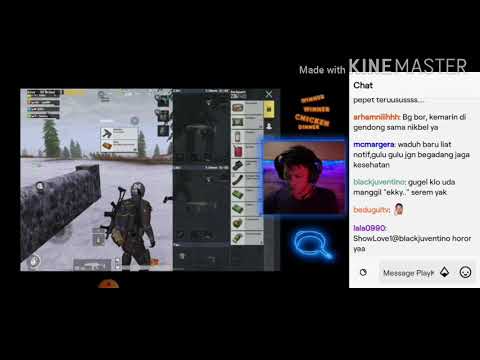 MENEGANGKAN !!! TRIO LAWAK ARIEL NOAH (KUBIGA) GOOGLE EKY DAN KIMBERLY CHICKEN DINNER PUBG MOBILE