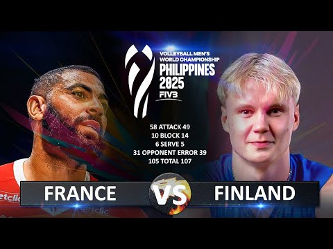 France vs Finland | Men's World Championship 2025