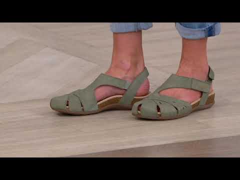 Earth Origins Leather Mary Jane with Backstrap - Bosk Birdine on QVC