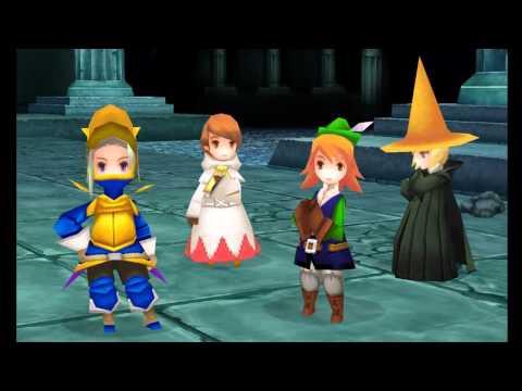 Final Fantasy 3 Playthrough Part 44 - Diving underwater to the Temple of Time