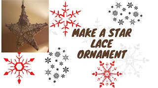 Star Lace Christmas Ornament
