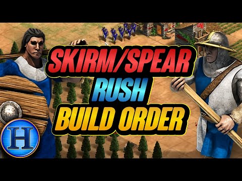 Hera's Skirm + Spear Rush Build Order | NEW (old) META