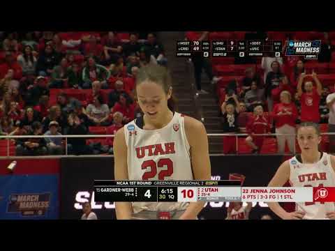 2023/03/17 - #15 Gardner Webb vs #2 Utah - First Round NCAA Women's Basketball Tournament -
