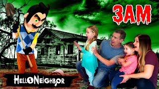 HELLO NEIGHBOR in Real Life at 3AM!!! Hello Neighbor in the Dark *OMG* So Creepy! Part 3