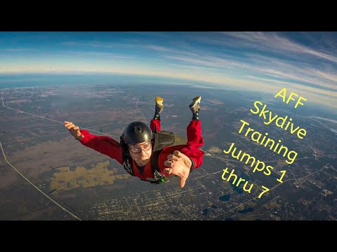 AFF Skydiving Complete Course 2020 (One Failed Level) 8 Jumps