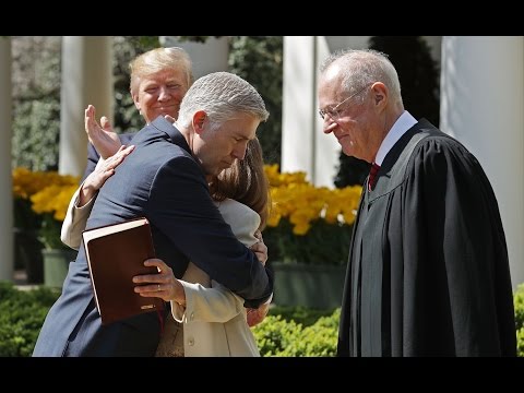 Watch Neil Gorsuch swear in as a Supreme Court justice