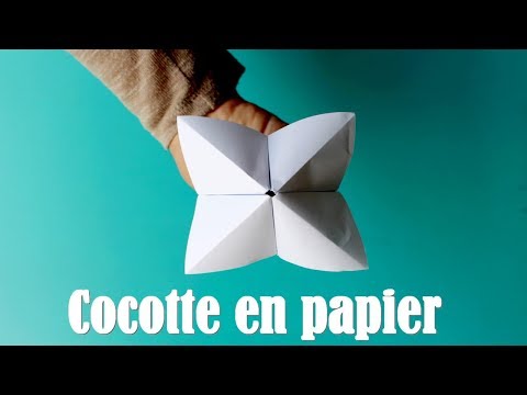 Cocotte en Papier Facile  -  DIY cours de récréation
