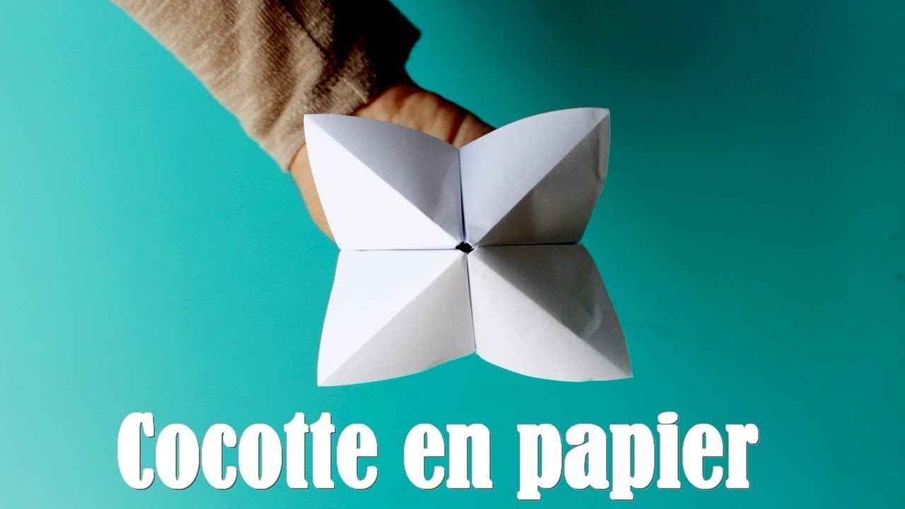 Cocotte en Papier Facile - DIY cours de récréation