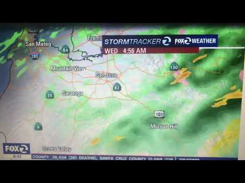KTVU Weather first rain storm that hit California