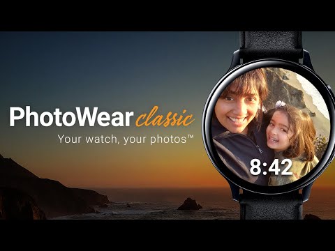 PhotoWear Classic Watch Face Video
