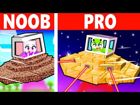DAXX: NOOB vs PRO UFO BUILD CHALLENGE