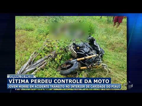 Jovem morre em acidente trânsito no interior de Caridade do Piauí