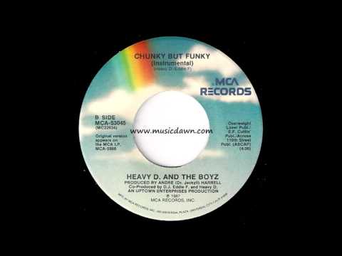 Heavy D. And The Boyz - Chunky But Funky (Instrumental) [MCA] 1987 Hip-Hop 45 Video