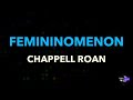Chappell Roan Femininomenon Karaoke Version