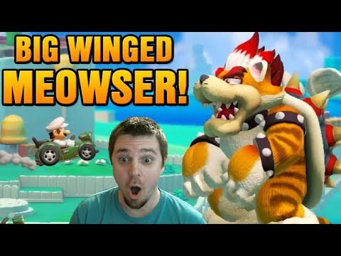 BIG MEOWSER WITH WINGS!!! | Super Mario Maker 2 Gameplay Nintendo Switch