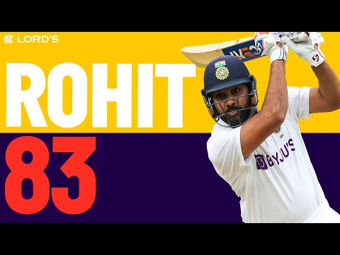 👏 Pure Timing! | 🏏 Rohit Sharma Hits 83 To Set-Up Win | England v India 2021 | Lord's