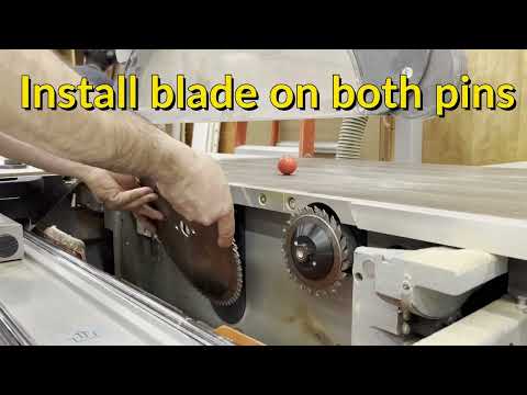 Altendorf WA8 blade change