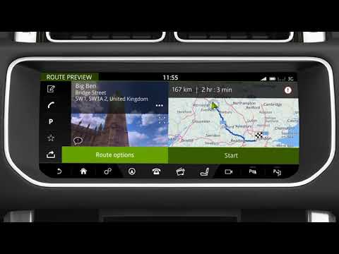 Range Rover Sport 17MY | InControl Touch Pro: Navigation - Entering A Destination