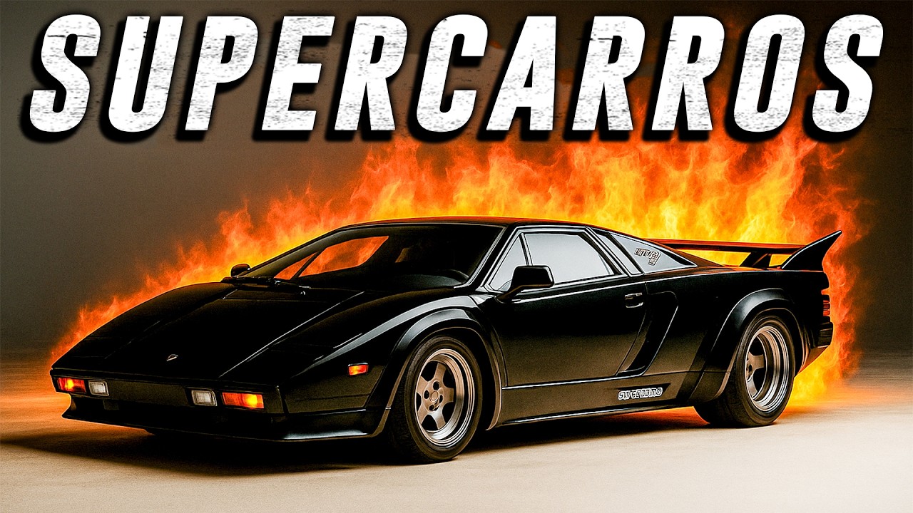 12 Supercarros dos anos 80 que você nunca ouviu falar!