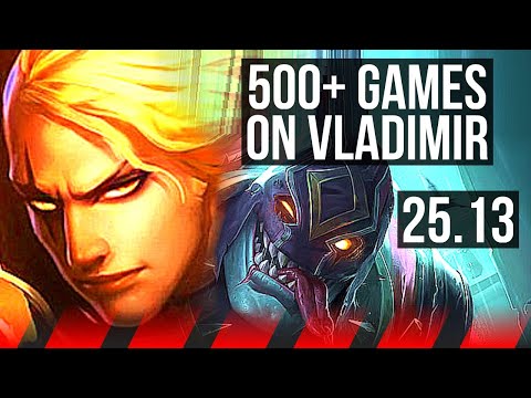 VLADIMIR vs DR. MUNDO (TOP) | 77k DMG, 14/2/10, Legendary, 500+ games | NA Grandmaster | 25.13