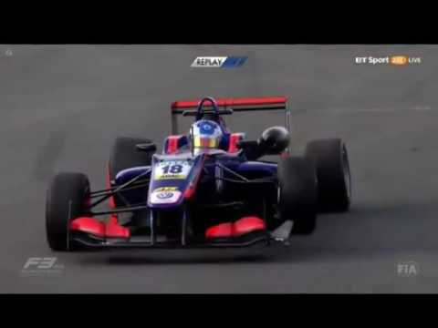 FIA Formula 3 European Championship crash  Hockenheim Round