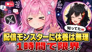 【ホロライブ切り抜き】こよりのデジタルデトックス　5分で「テレビはノーカン」と粘るも1時間後Xに屈する——朝ミオで取り上げたミオしゃ「●●だと思われるw」ホロライブ/博衣こより/大神ミオ/切り抜き
