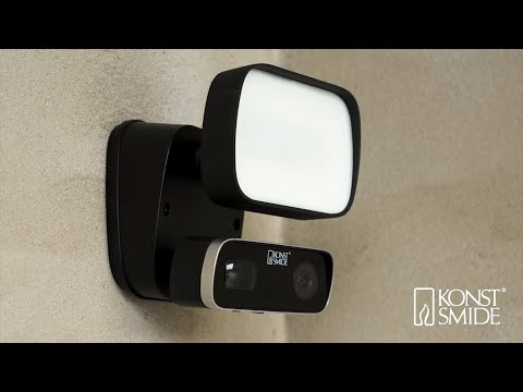 Vägglykta Gnosjö Konstsmide Smartlight Wifi med Kamera 18W
