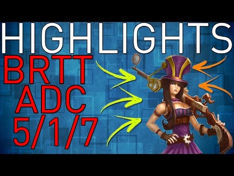 RED brTT - Caitlyn vs Ezreal - LoL BR Challenger 507LP - Highlights