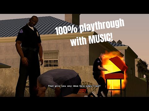 GTA San Andreas 100% (With MUSIC & extra tasks) Part #2